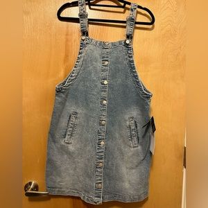 Celebrity Pink Pinafore Dress